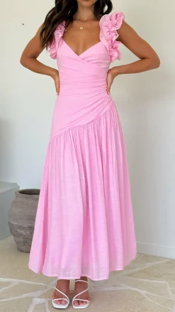 SASHA (BNE) Dresses|Maxi^Alma Maxi Dress - Pink
