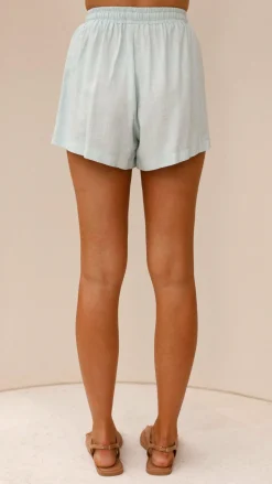 YH AND CO Sets|Bottoms^Alma Shorts - Sky Blue