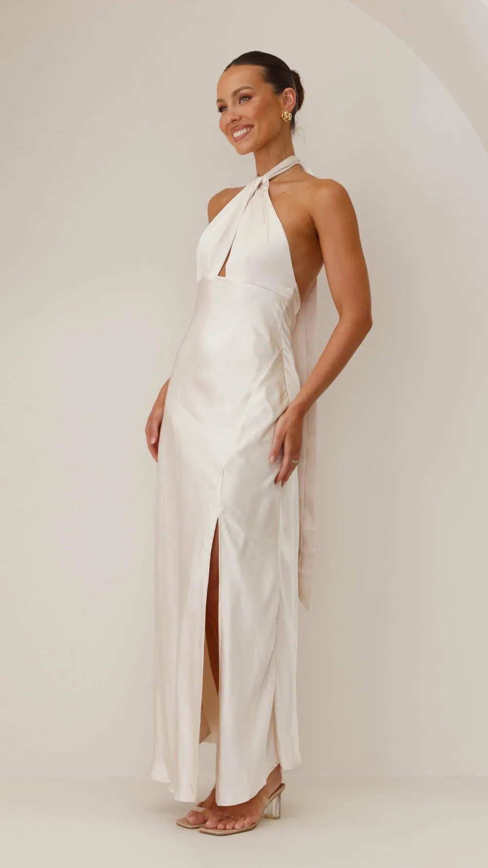 LILYWHYT Mon Cheri|Dresses^Amalia Maxi Dress - Champagne