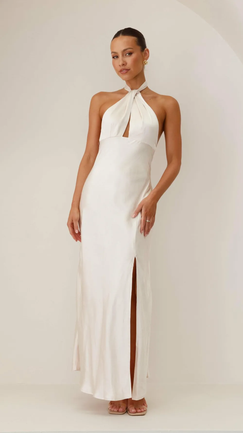 LILYWHYT Mon Cheri|Dresses^Amalia Maxi Dress - Champagne