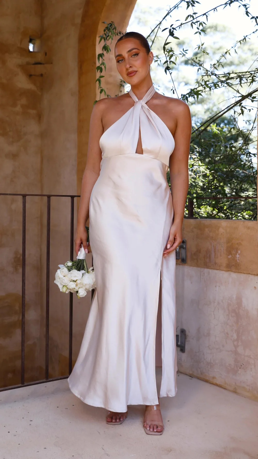 LILYWHYT Mon Cheri|Dresses^Amalia Maxi Dress - Champagne