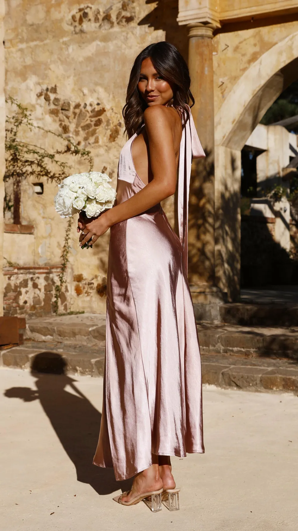 LILYWHYT Mon Cheri|Dresses^Amalia Maxi Dress - Dusty Pink