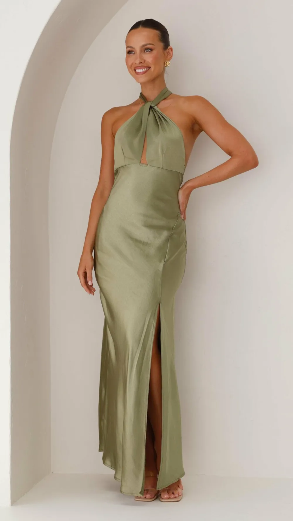 LILYWHYT Mon Cheri|Dresses^Amalia Maxi Dress - Olive