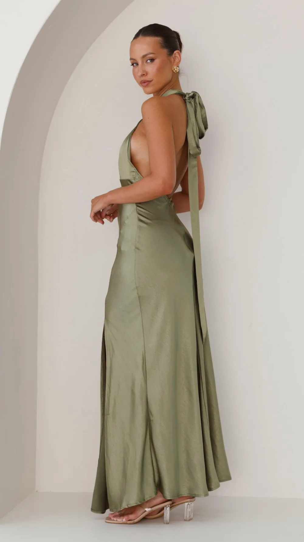 LILYWHYT Mon Cheri|Dresses^Amalia Maxi Dress - Olive