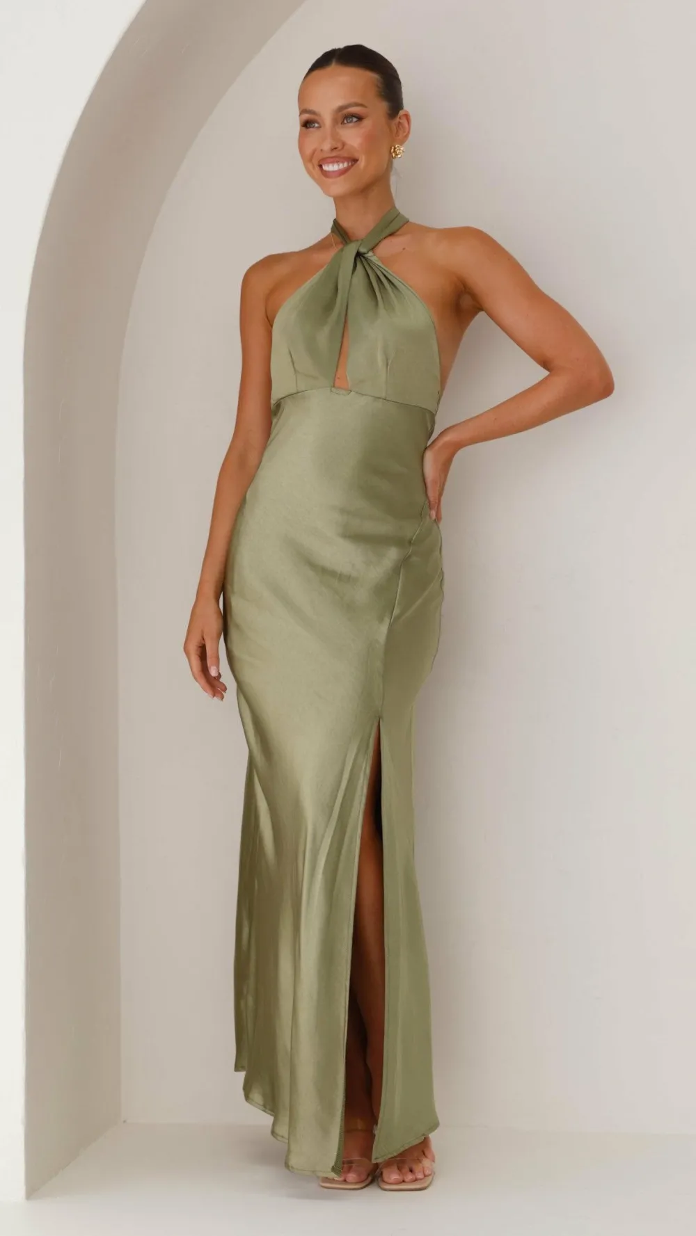 LILYWHYT Mon Cheri|Dresses^Amalia Maxi Dress - Olive