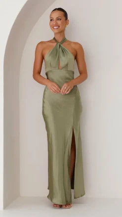 LILYWHYT Mon Cheri|Dresses^Amalia Maxi Dress - Olive