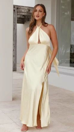 LILYWHYT Mon Cheri|Dresses^Amalia Maxi Dress - Yellow