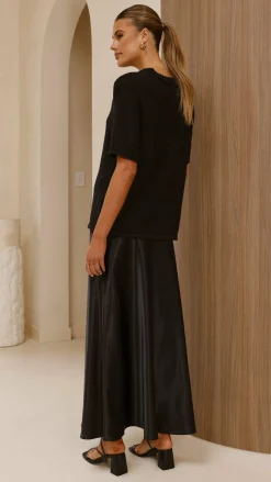 Fashion Allied Knit Tops|Knitwear^Amara Knit Top - Black