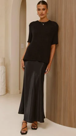 Fashion Allied Knit Tops|Knitwear^Amara Knit Top - Black