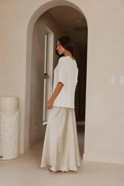 Fashion Allied Knit Tops|Knitwear^Amara Knit Top - White
