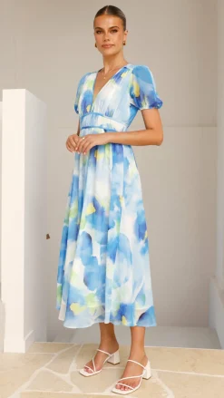 Pink Diamond Dresses|Maxi^Amberose Maxi Dress - Blue/Green
