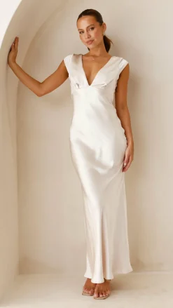 SASHA (BNE) Mon Cheri|Dresses^Amelia Maxi Dress - Champagne