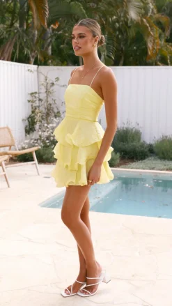 LILYWHYT Sale Dresses^Amery Mini Dress - Butter