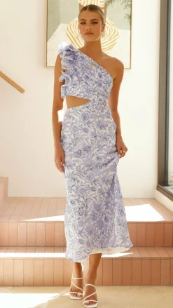 SASHA (BNE) Sale Dresses^Amina Maxi Dress - Blue Floral