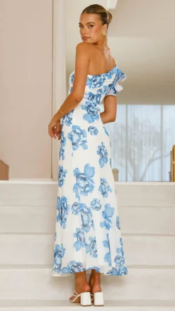 SASHA (BNE) Dresses|Maxi^Amina Maxi Dress - Blue Rose