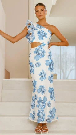 SASHA (BNE) Dresses|Maxi^Amina Maxi Dress - Blue Rose