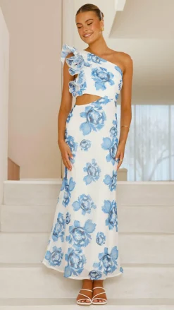 SASHA (BNE) Dresses|Maxi^Amina Maxi Dress - Blue Rose