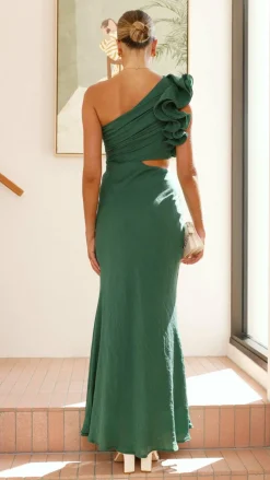SASHA (BNE) Sale Dresses^Amina Maxi Dress - Forest Green