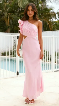 SASHA (BNE) Dresses|Maxi^Amina Maxi Dress - Soft Pink
