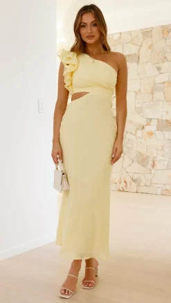 SASHA (BNE) Sale Dresses^Amina Maxi Dress - Yellow