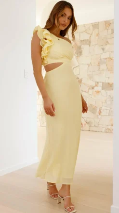 SASHA (BNE) Sale Dresses^Amina Maxi Dress - Yellow