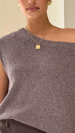 Fashion Allied Knit Tops|Knitwear^Amiri Top - Mocha