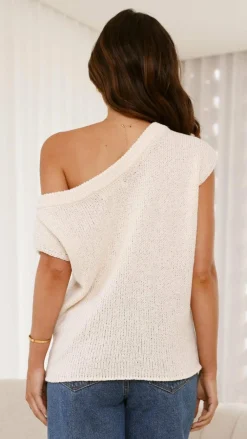 Fashion Allied Knit Tops|Knitwear^Amiri Top - Off White