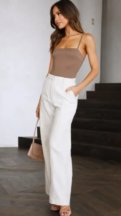 Luvalot Tops^Amos Bodysuit - Brown