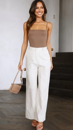 Luvalot Tops^Amos Bodysuit - Brown