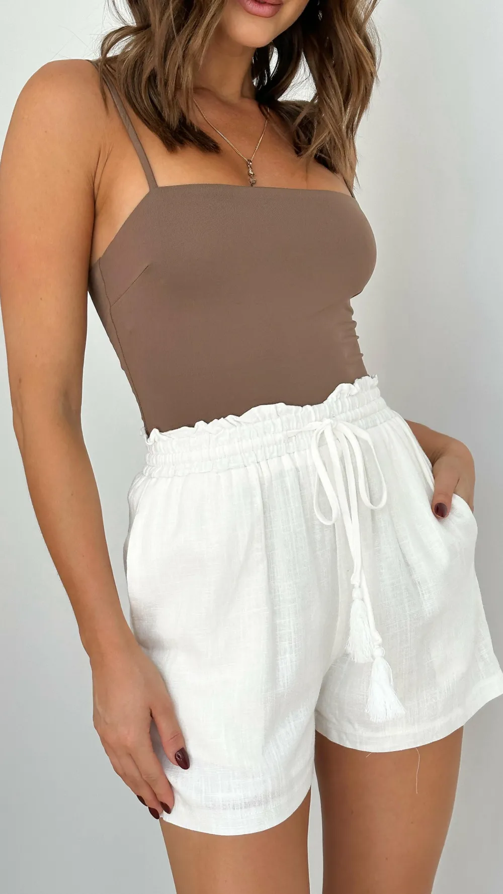 Luvalot Tops^Amos Bodysuit - Brown