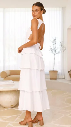 LILYWHYT Sale Dresses^Anastasia Backless Maxi Dress - White