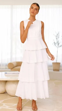 LILYWHYT Sale Dresses^Anastasia Backless Maxi Dress - White
