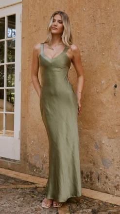 LILYWHYT Mon Cheri|Dresses^Andie Maxi Dress - Olive