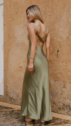 LILYWHYT Mon Cheri|Dresses^Andie Maxi Dress - Olive