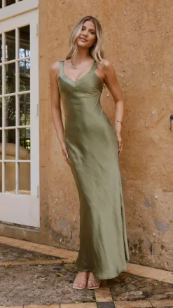 LILYWHYT Mon Cheri|Dresses^Andie Maxi Dress - Olive
