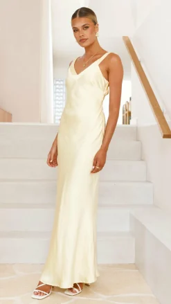 LILYWHYT Dresses|Maxi^Andie Maxi Dress - Yellow
