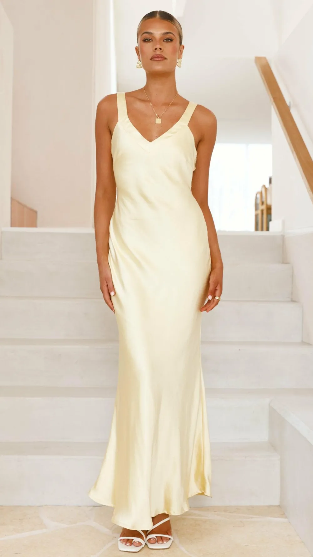 LILYWHYT Dresses|Maxi^Andie Maxi Dress - Yellow