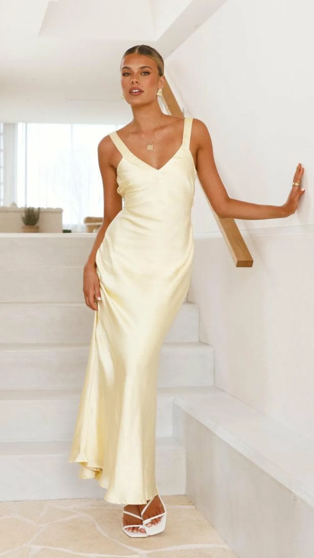 LILYWHYT Dresses|Maxi^Andie Maxi Dress - Yellow