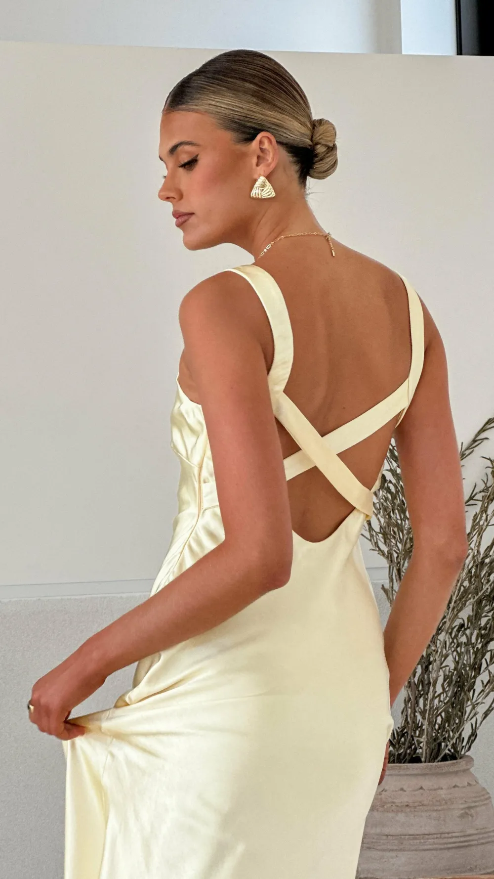 LILYWHYT Dresses|Maxi^Andie Maxi Dress - Yellow