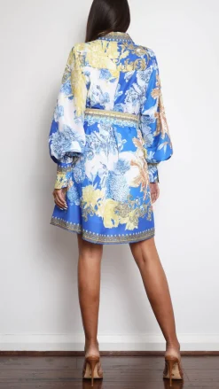 Bubblegum Dresses|Mini^Annika Long Sleeve Mini Dress - Blue Doll