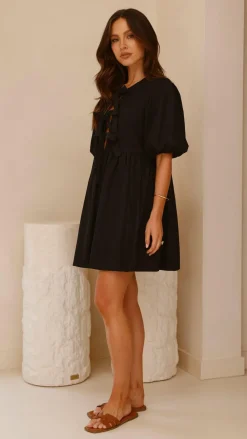 LILYWHYT Dresses|Mini^Arana Mini Dress - Black