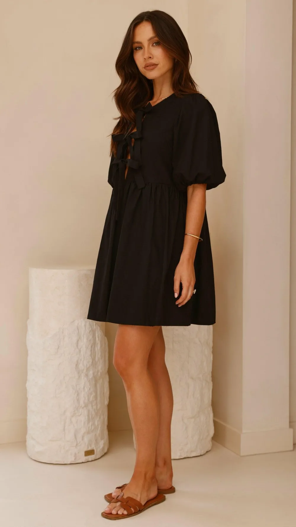 LILYWHYT Dresses|Mini^Arana Mini Dress - Black