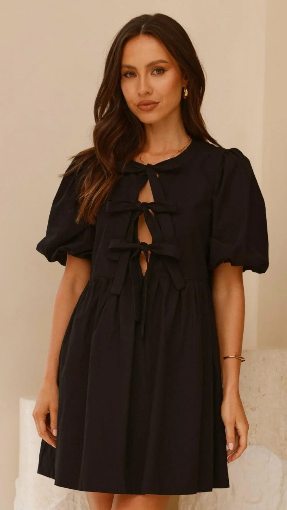 LILYWHYT Dresses|Mini^Arana Mini Dress - Black