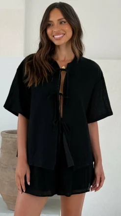 LILYWHYT Sets|Tops^Arana Top - Black