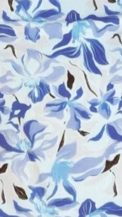 Main St Dresses|Mini^Ariana Mini Dress - Blue/White Print