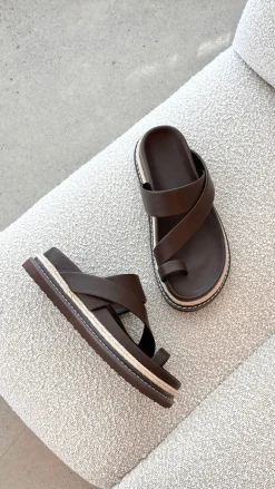 Billini Billini|Sandals & Slides^Armas Slide - Chocolate