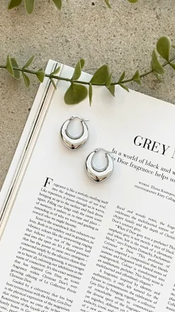 Your Accessory Shop Earrings|The Denim Edit^Arya Hoop Earrings - Silver