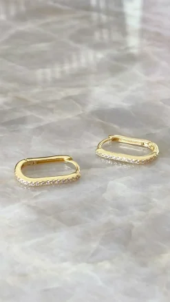 Your Accessory Shop Earrings|Bridesmaid^Ashlyn Sleepers - Gold