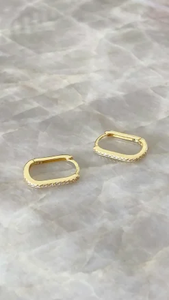 Your Accessory Shop Earrings|Bridesmaid^Ashlyn Sleepers - Gold