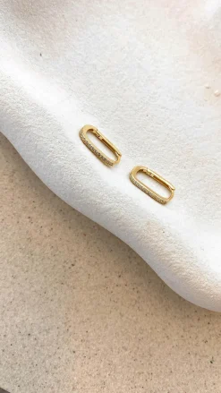 Your Accessory Shop Earrings|Bridesmaid^Ashlyn Sleepers - Gold